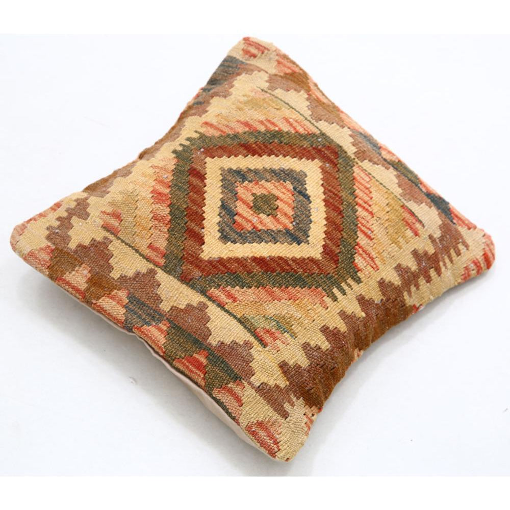 Hand Woven Tribal  Wool Pillow - 1'5'' x 1'5''