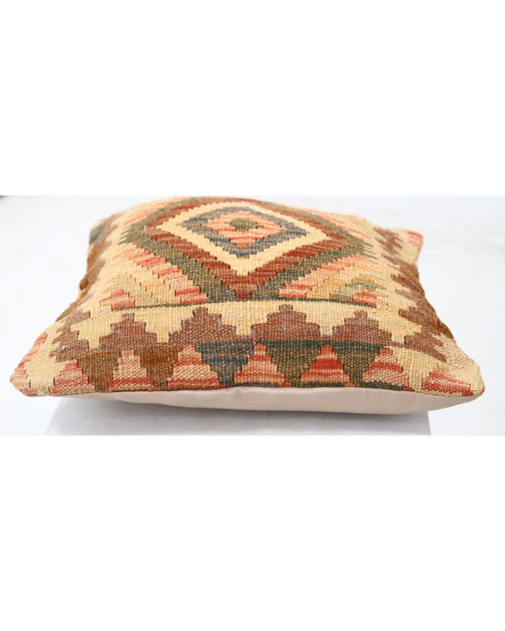 Hand Woven Tribal  Wool Pillow - 1'5'' x 1'5''