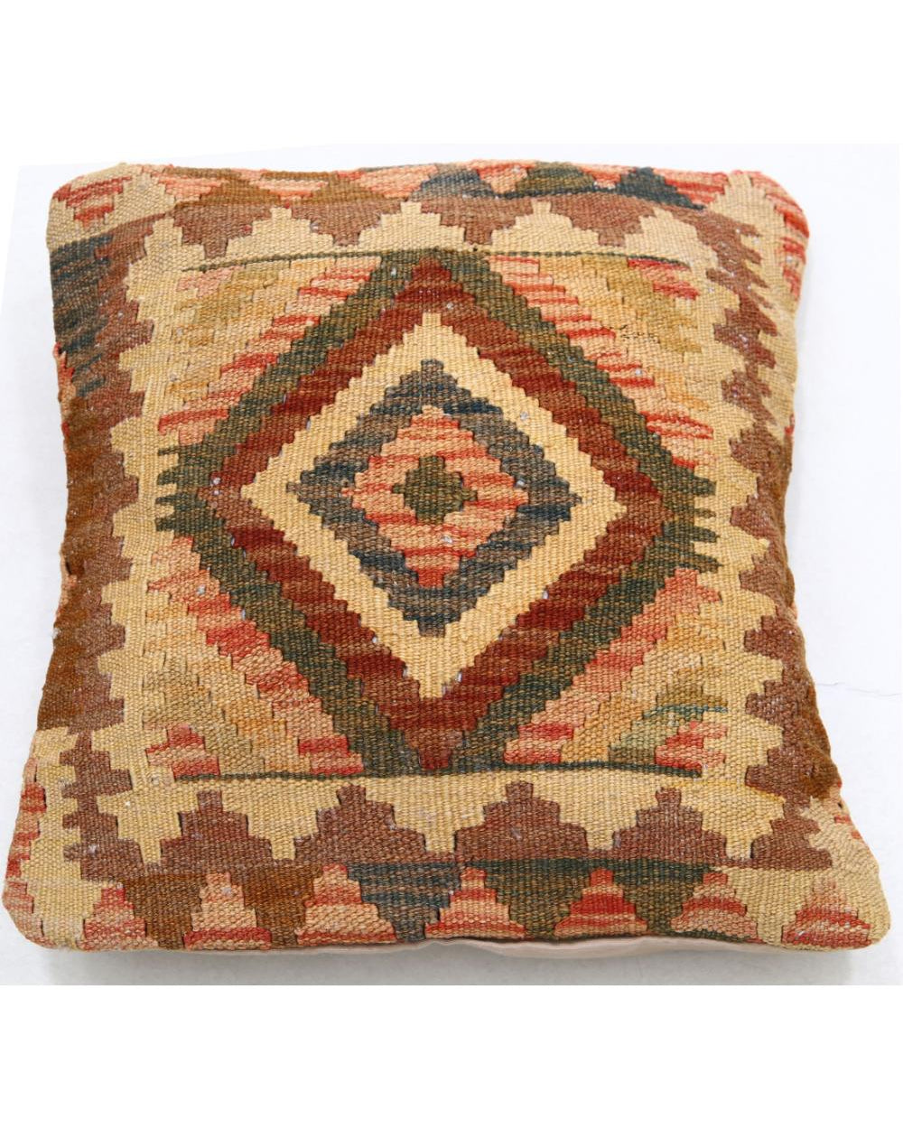 Hand Woven Tribal  Wool Pillow - 1'5'' x 1'5''