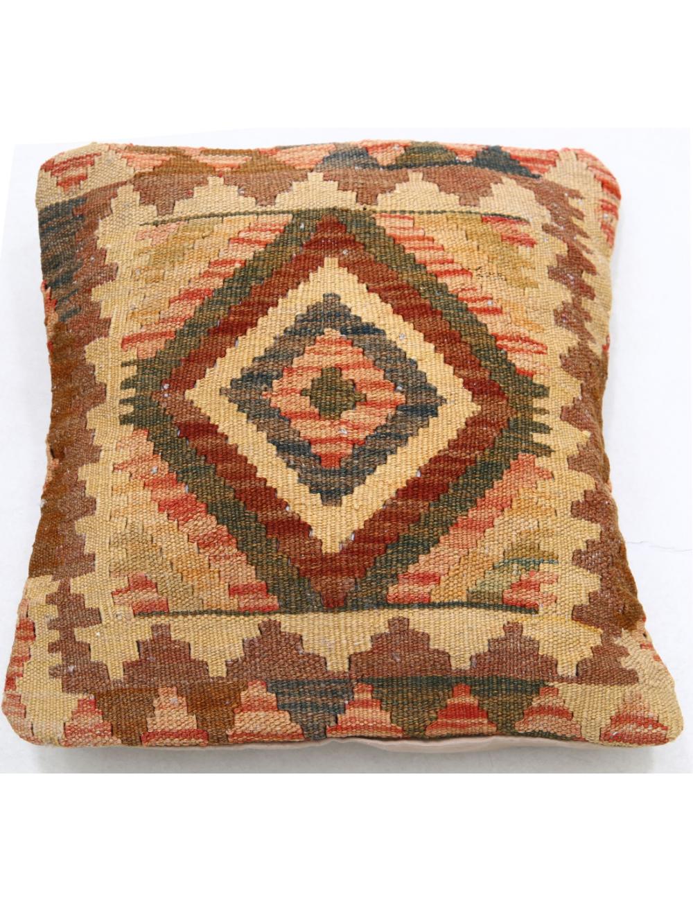 Hand Woven Tribal  Wool Pillow - 1&#39;5&#39;&#39; x 1&#39;5&#39;&#39;