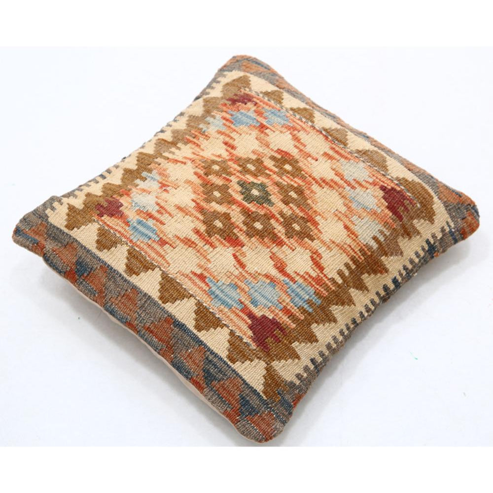Hand Woven Tribal  Wool Pillow - 1'5'' x 1'5''