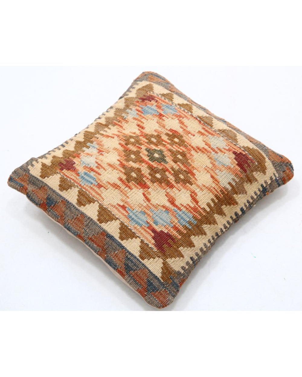 Hand Woven Tribal  Wool Pillow - 1'5'' x 1'5''