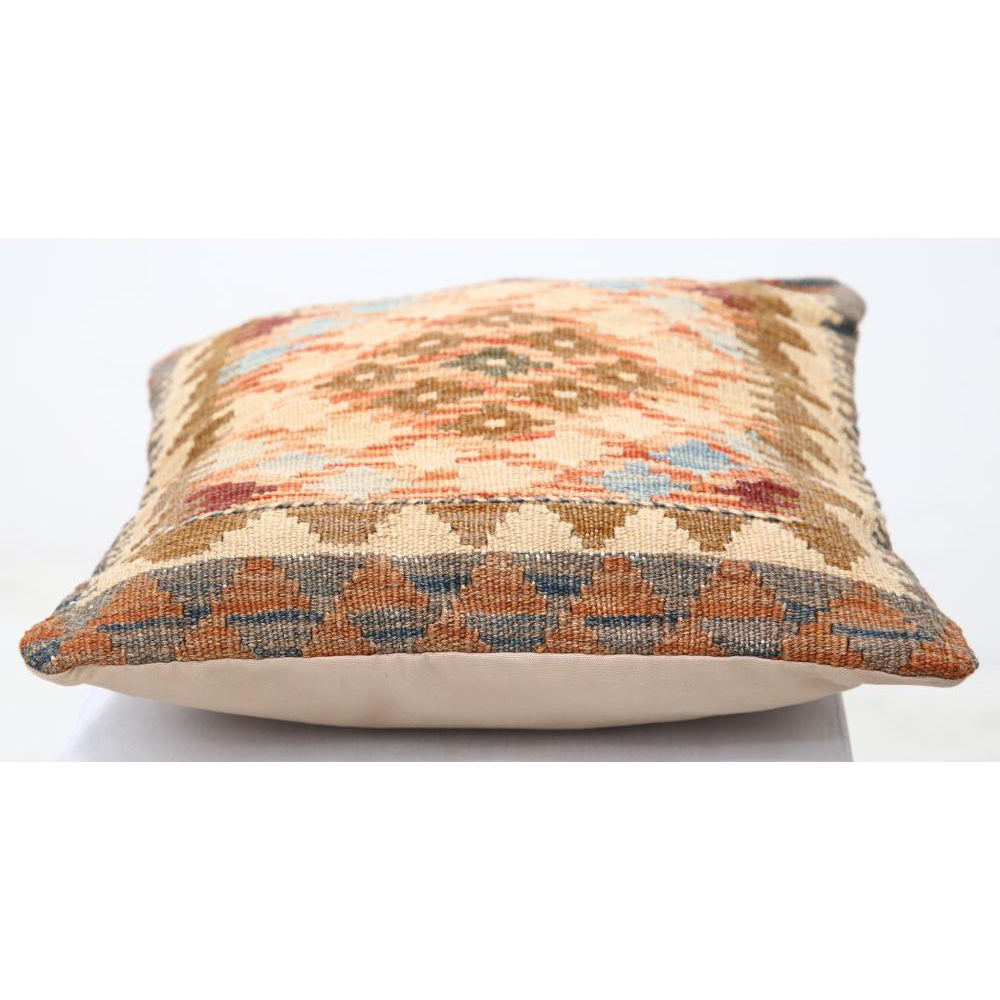 Hand Woven Tribal  Wool Pillow - 1'5'' x 1'5''