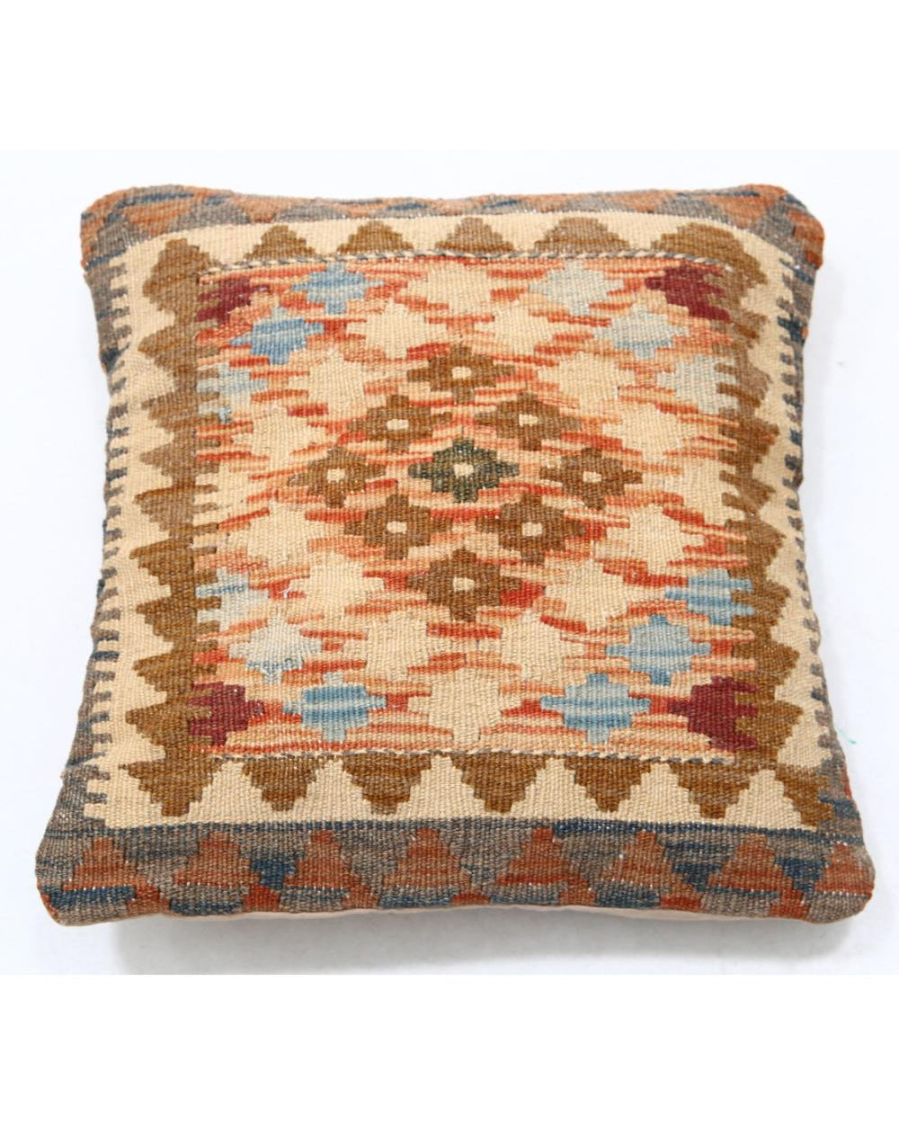 Hand Woven Tribal  Wool Pillow - 1'5'' x 1'5''