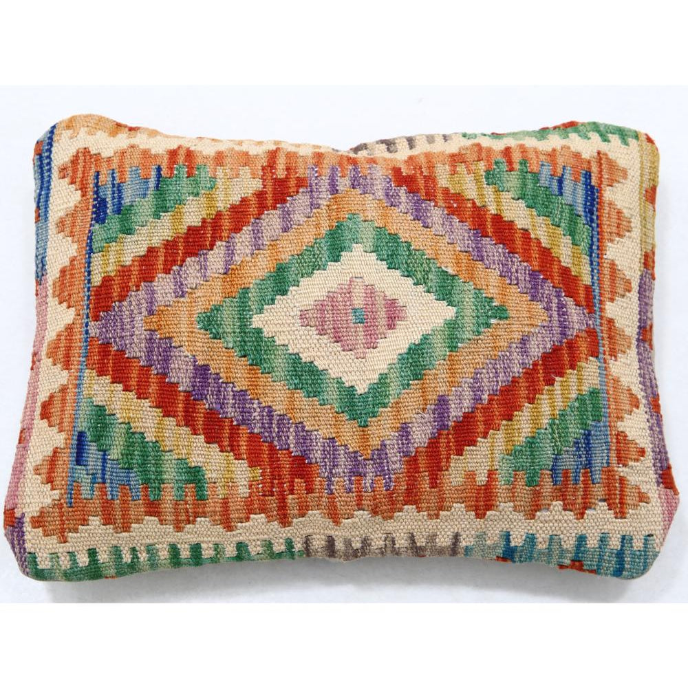 Hand Woven Tribal  Wool Pillow - 1'0'' x 1'5''