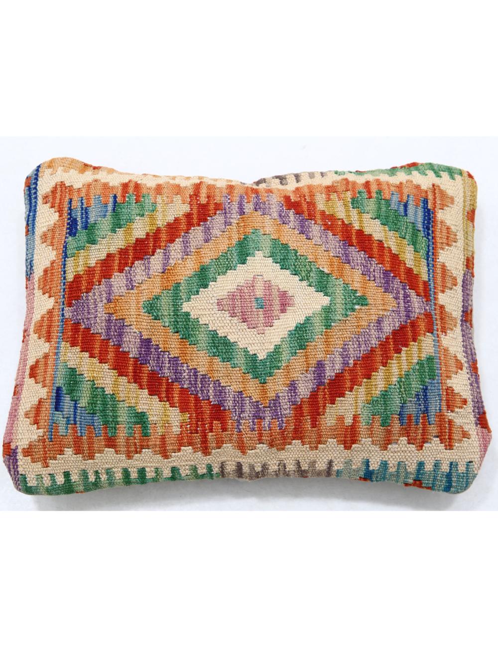 Hand Woven Tribal  Wool Pillow - 1&#39;0&#39;&#39; x 1&#39;5&#39;&#39;