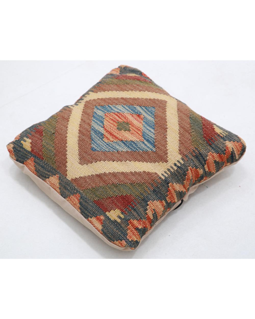Hand Woven Tribal  Wool Pillow - 1'5'' x 1'5''
