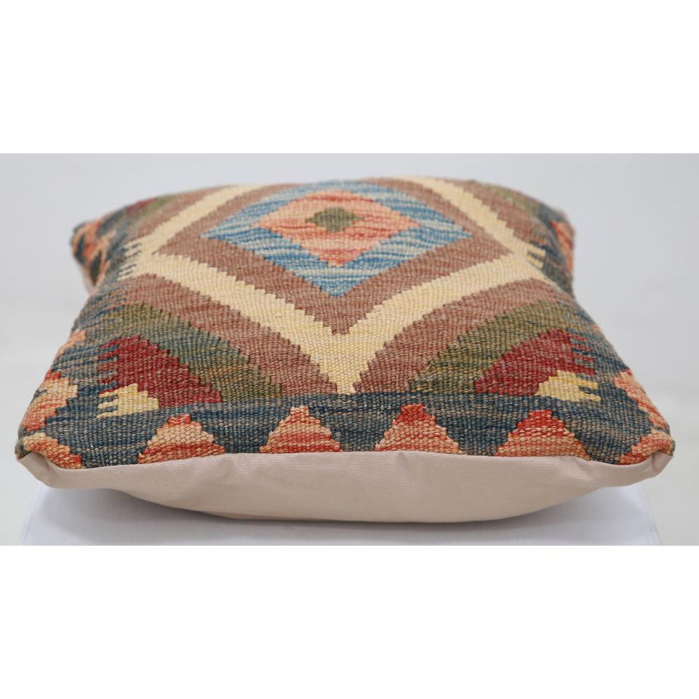 Hand Woven Tribal  Wool Pillow - 1'5'' x 1'5''