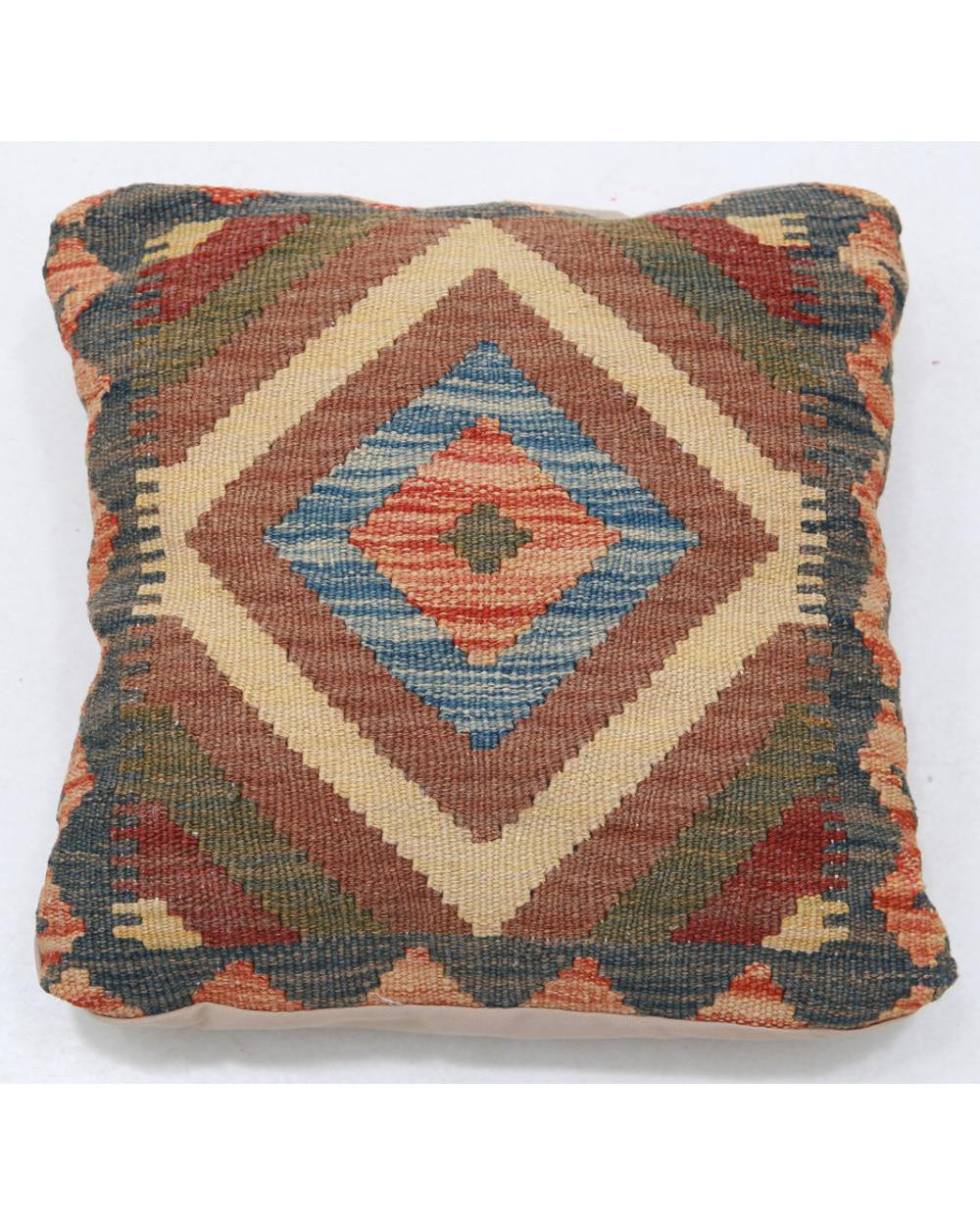 Hand Woven Tribal  Wool Pillow - 1'5'' x 1'5''