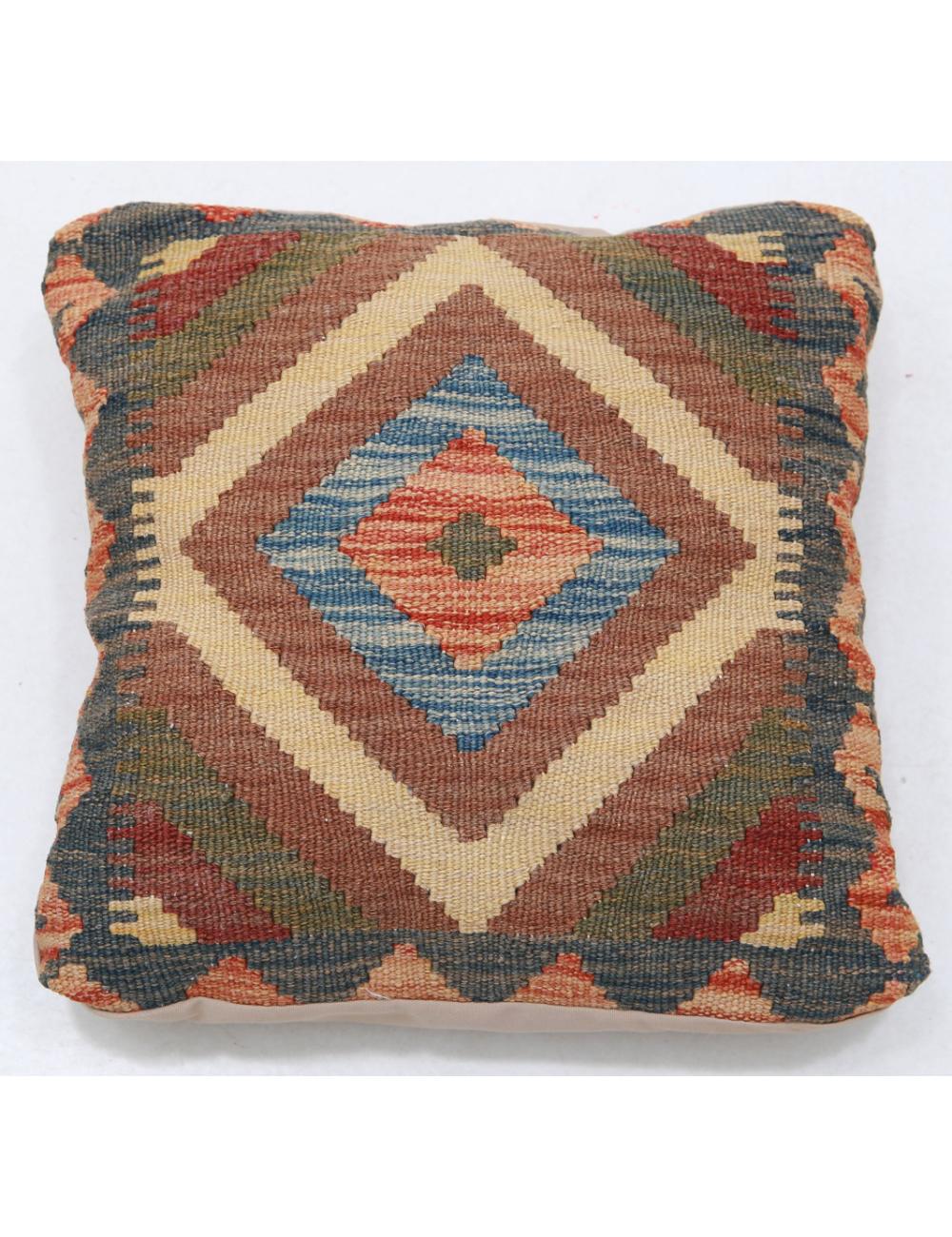 Hand Woven Tribal  Wool Pillow - 1'5'' x 1'5''