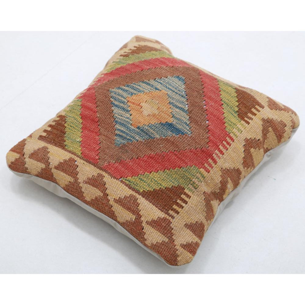 Hand Woven Tribal  Wool Pillow - 1'5'' x 1'5''