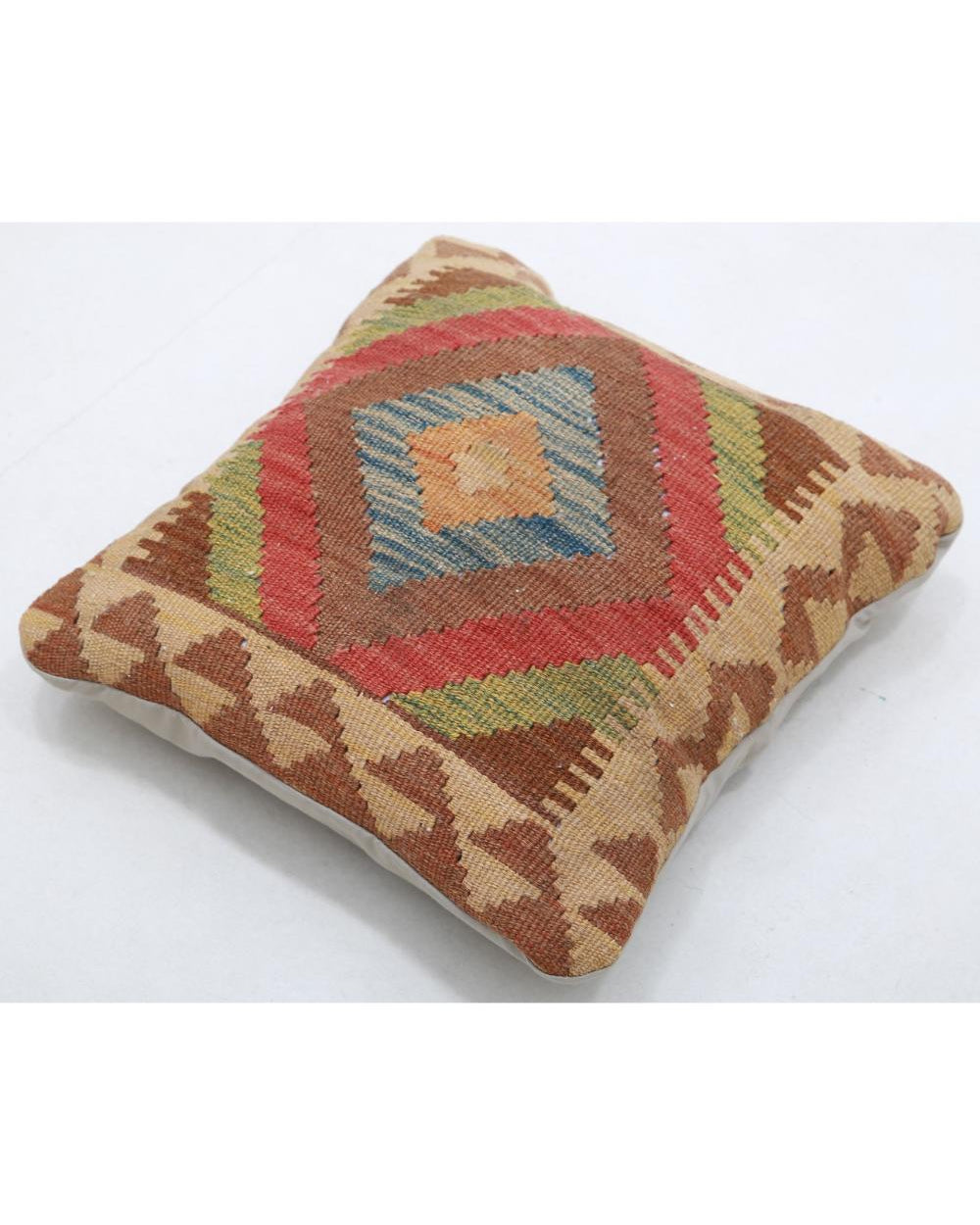 Hand Woven Tribal  Wool Pillow - 1'5'' x 1'5''