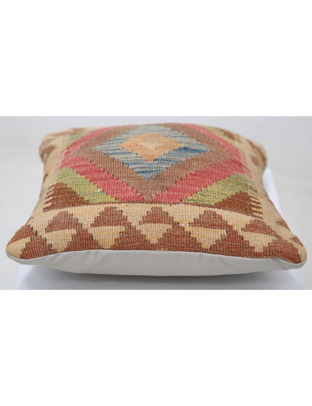 Hand Woven Tribal  Wool Pillow - 1'5'' x 1'5''