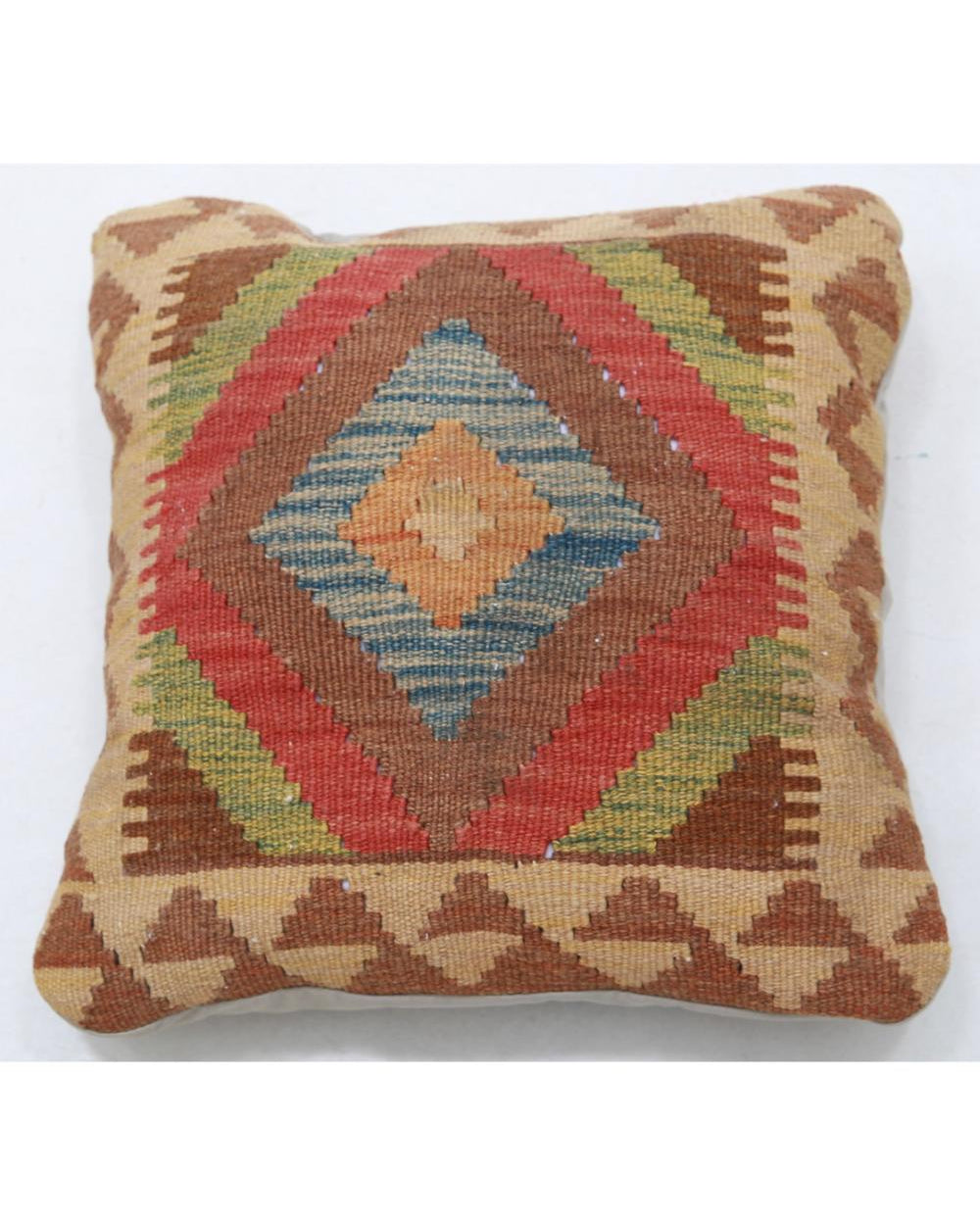 Hand Woven Tribal  Wool Pillow - 1'5'' x 1'5''