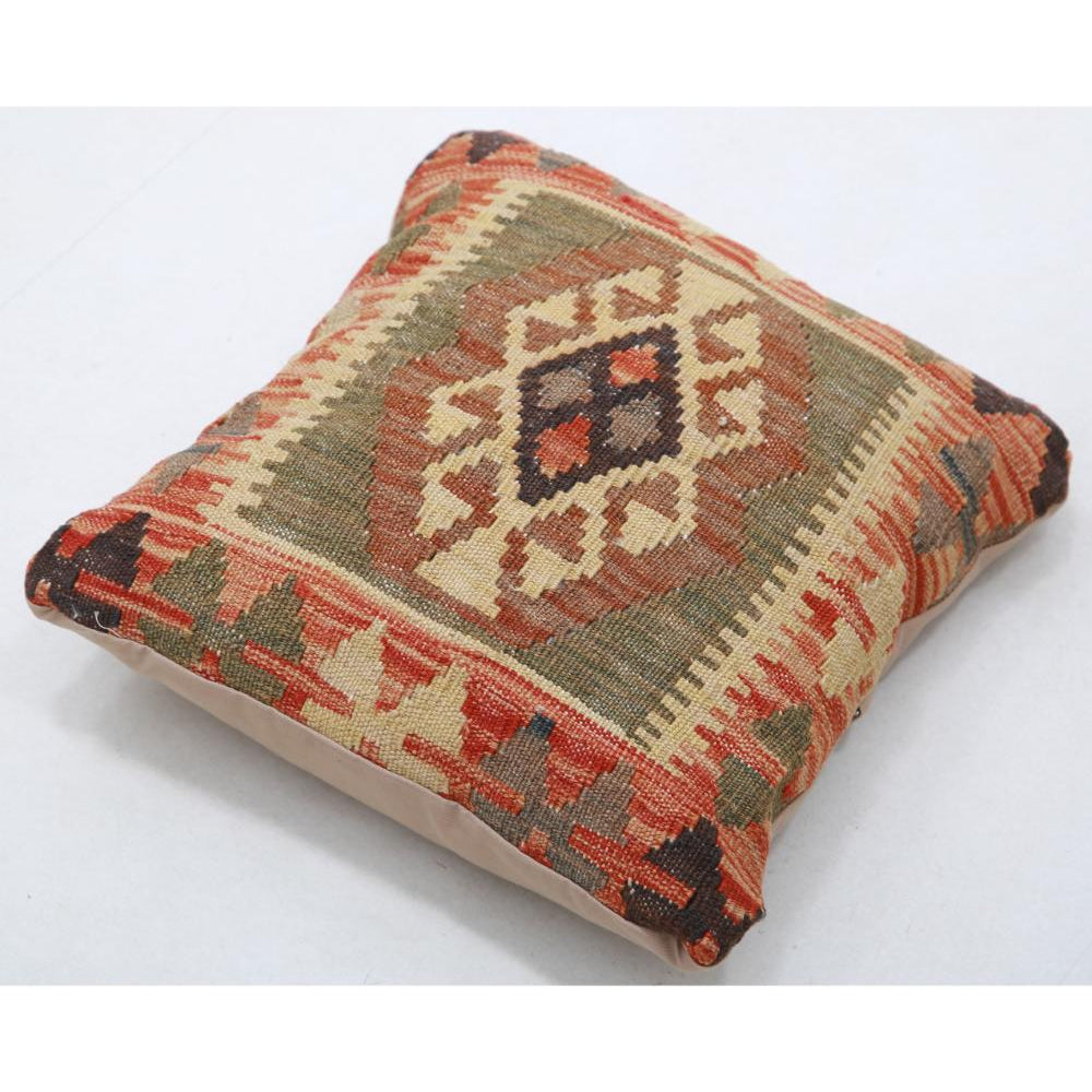 Hand Woven Tribal  Wool Pillow - 1'5'' x 1'5''