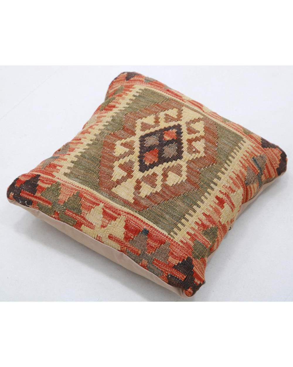 Hand Woven Tribal  Wool Pillow - 1'5'' x 1'5''