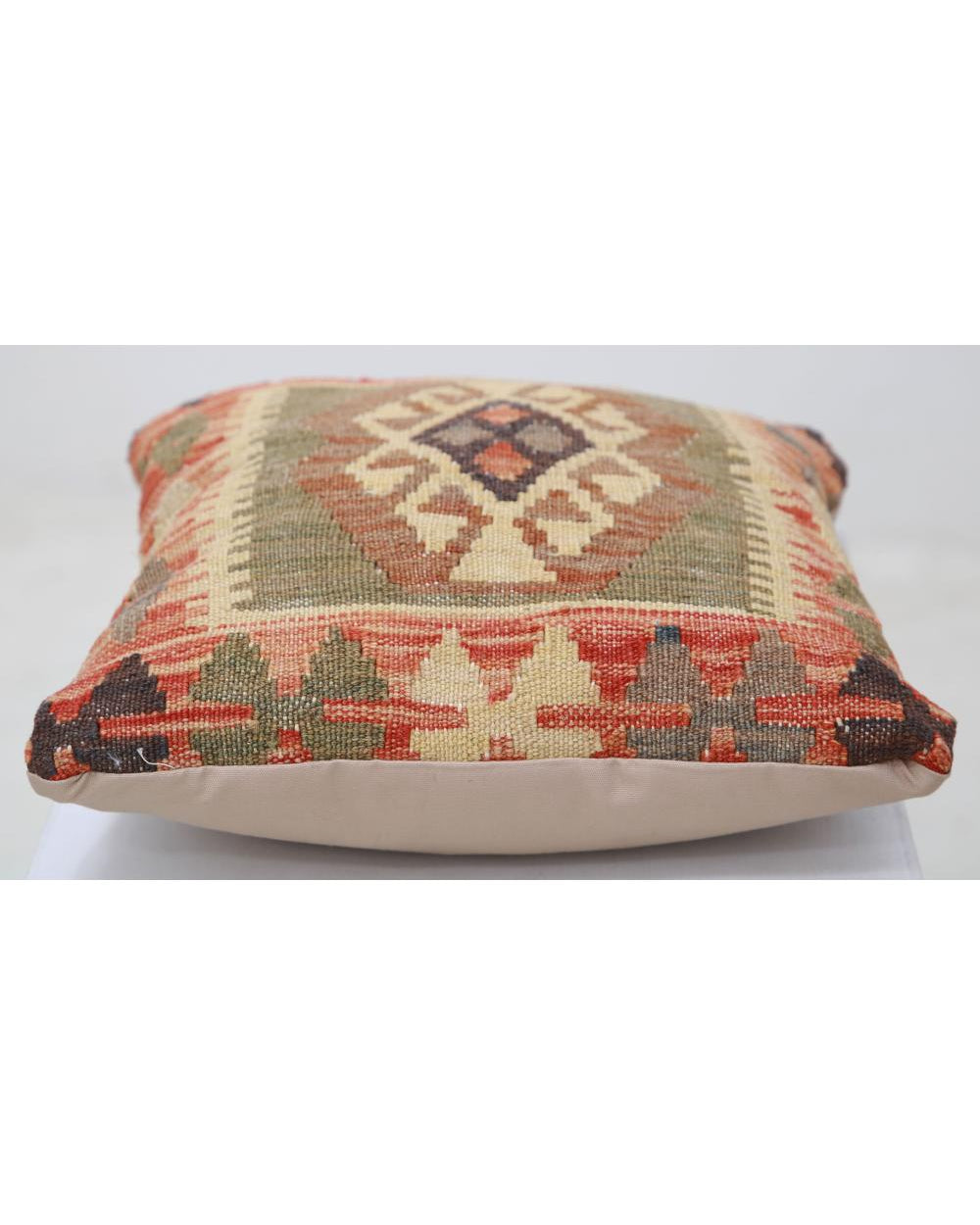 Hand Woven Tribal  Wool Pillow - 1'5'' x 1'5''