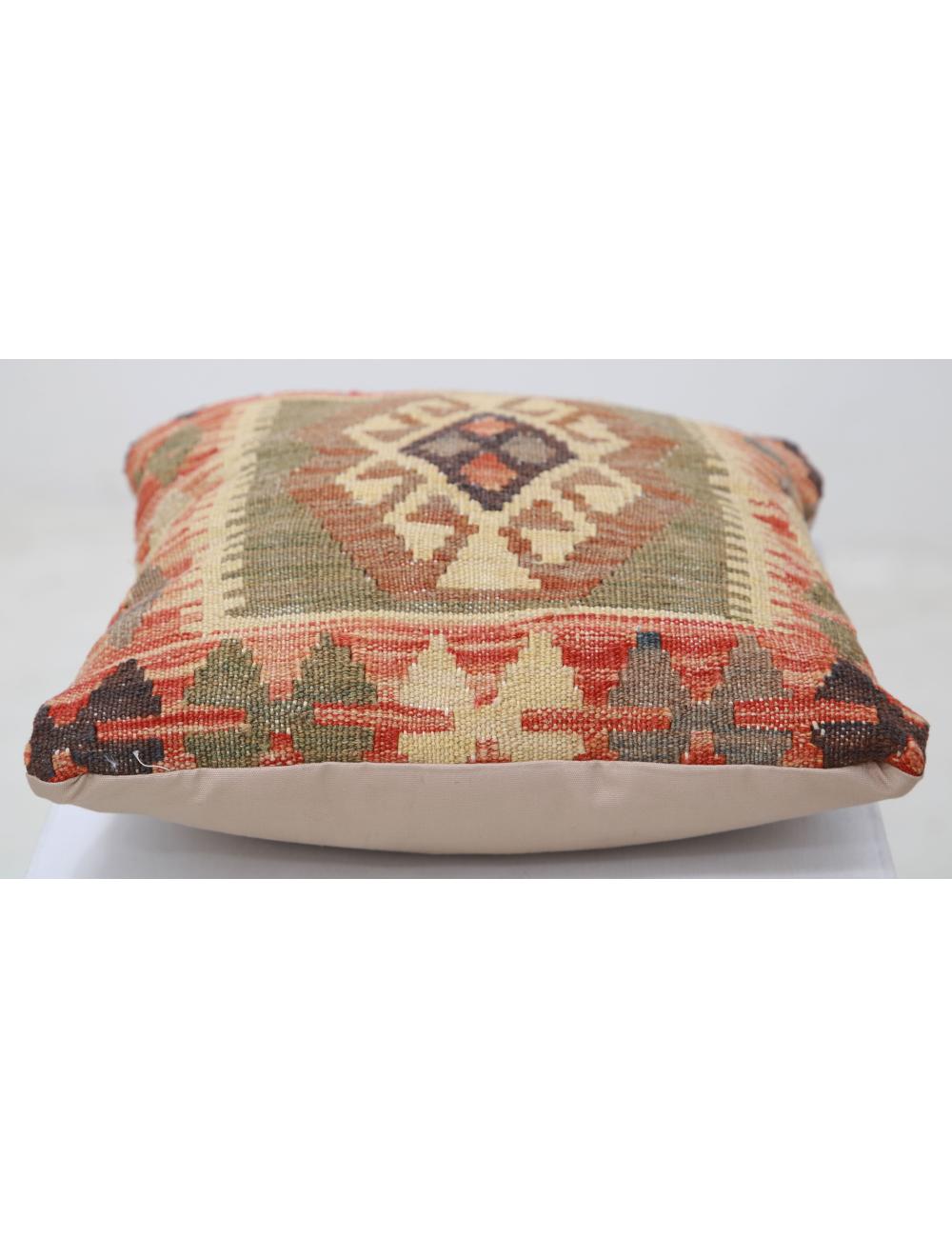 Hand Woven Tribal  Wool Pillow - 1'5'' x 1'5''