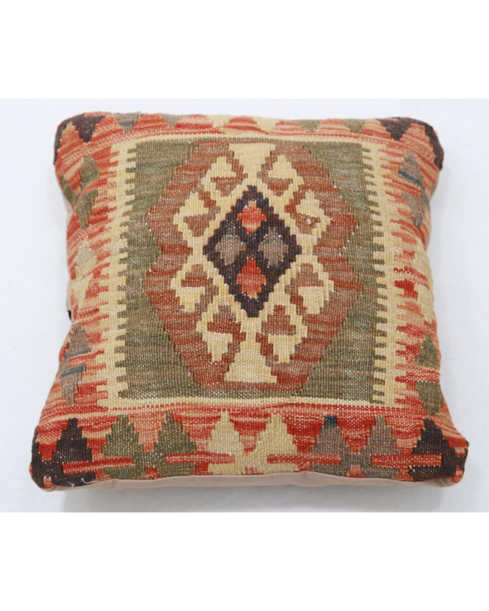 Hand Woven Tribal  Wool Pillow - 1'5'' x 1'5''