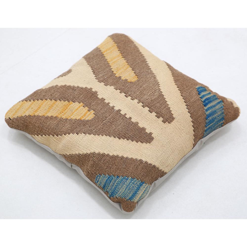 Hand Woven Tribal  Wool Pillow - 1'5'' x 1'5''