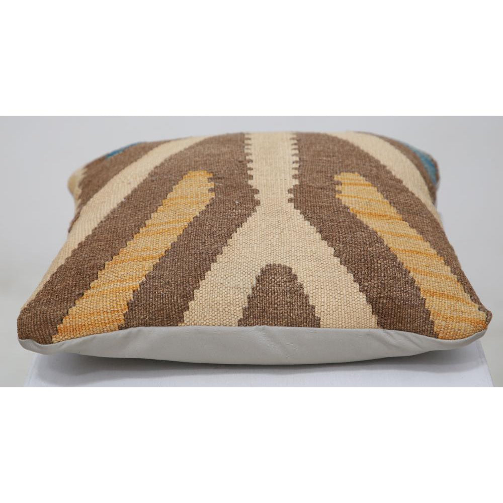 Hand Woven Tribal  Wool Pillow - 1'5'' x 1'5''