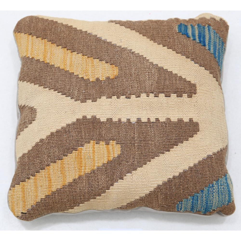 Hand Woven Tribal  Wool Pillow - 1'5'' x 1'5''