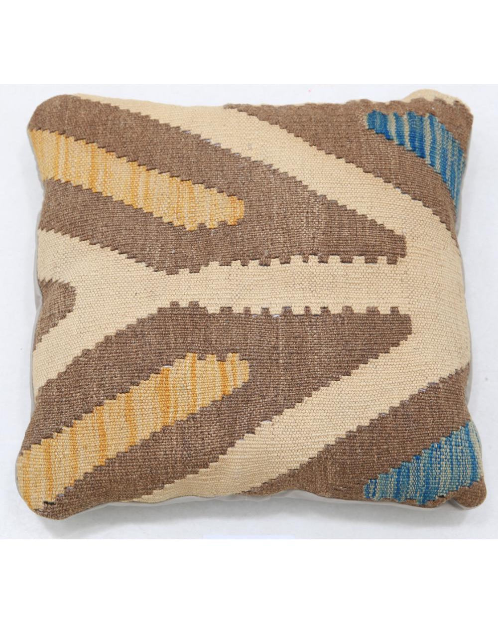 Hand Woven Tribal  Wool Pillow - 1'5'' x 1'5''