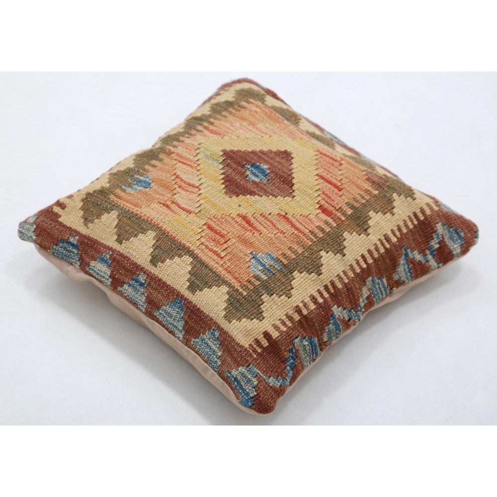 Hand Woven Tribal  Wool Pillow - 1'5'' x 1'5''