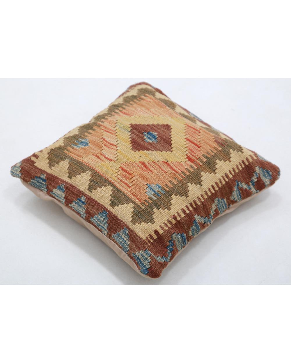 Hand Woven Tribal  Wool Pillow - 1'5'' x 1'5''