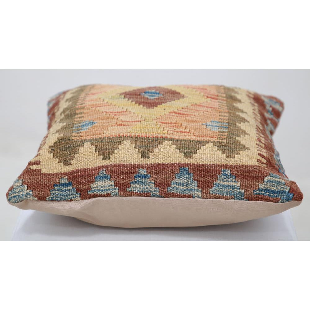 Hand Woven Tribal  Wool Pillow - 1'5'' x 1'5''