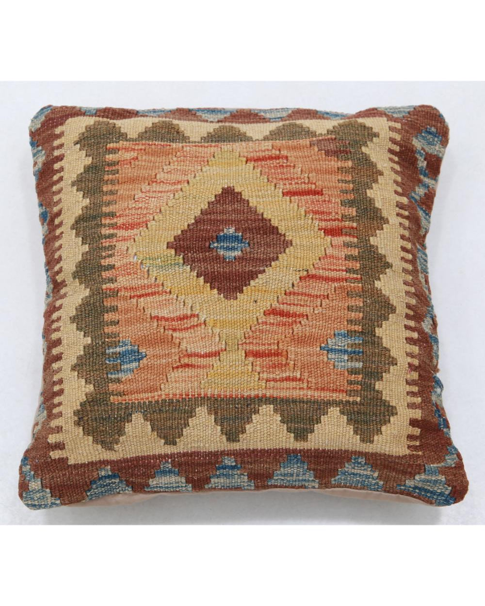 Hand Woven Tribal  Wool Pillow - 1'5'' x 1'5''