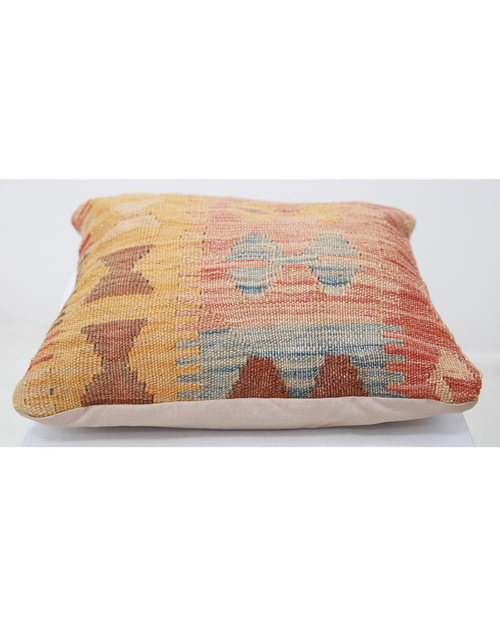 Hand Woven Tribal  Wool Pillow - 1'5'' x 1'5''