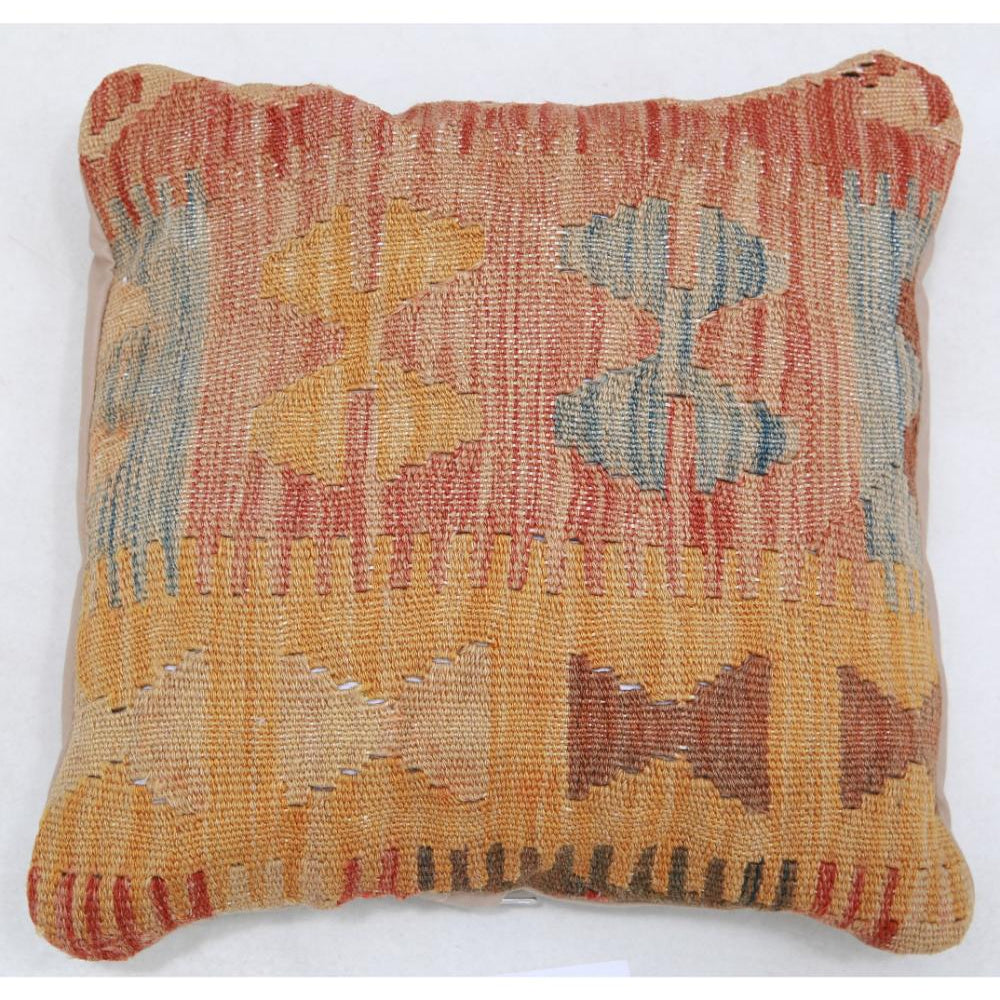 Hand Woven Tribal  Wool Pillow - 1'5'' x 1'5''