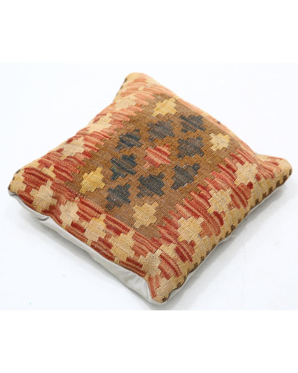 Hand Woven Tribal  Wool Pillow - 1'5'' x 1'5''