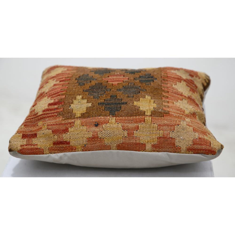 Hand Woven Tribal  Wool Pillow - 1'5'' x 1'5''