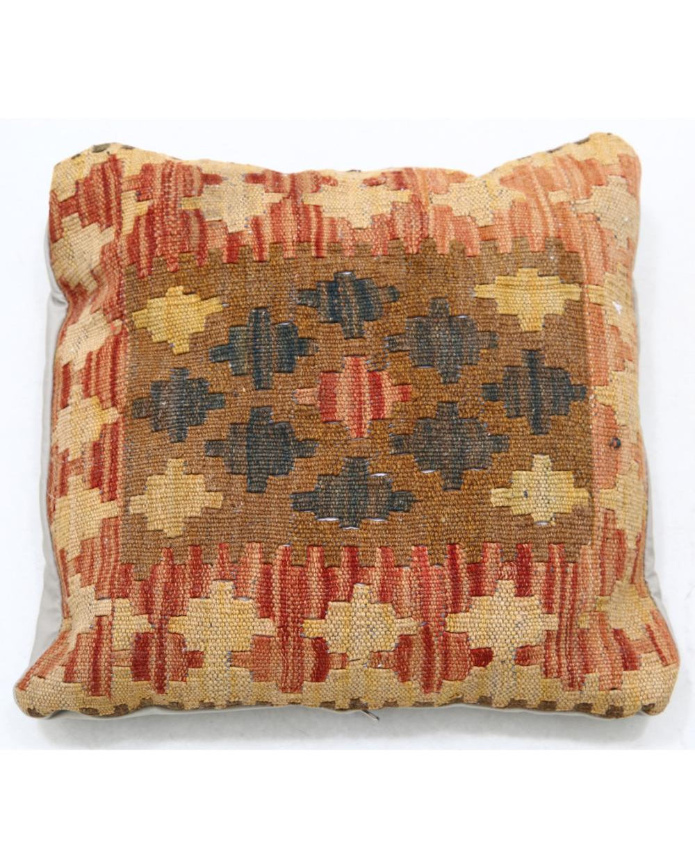 Hand Woven Tribal  Wool Pillow - 1'5'' x 1'5''