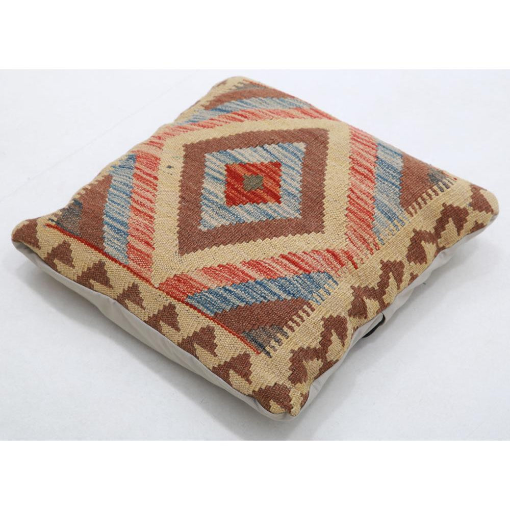 Hand Woven Tribal  Wool Pillow - 1'5'' x 1'5''