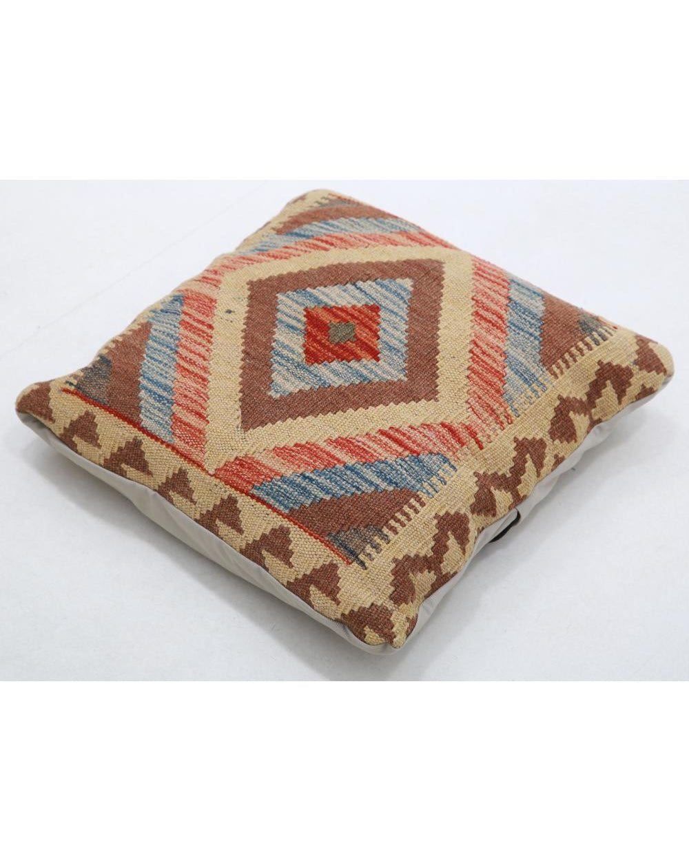 Hand Woven Tribal  Wool Pillow - 1'5'' x 1'5''