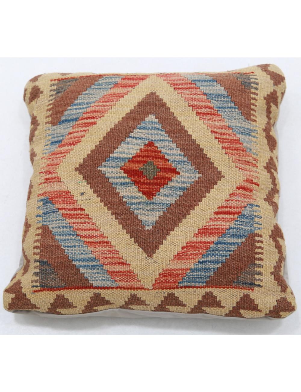 Hand Woven Tribal  Wool Pillow - 1&#39;5&#39;&#39; x 1&#39;5&#39;&#39;