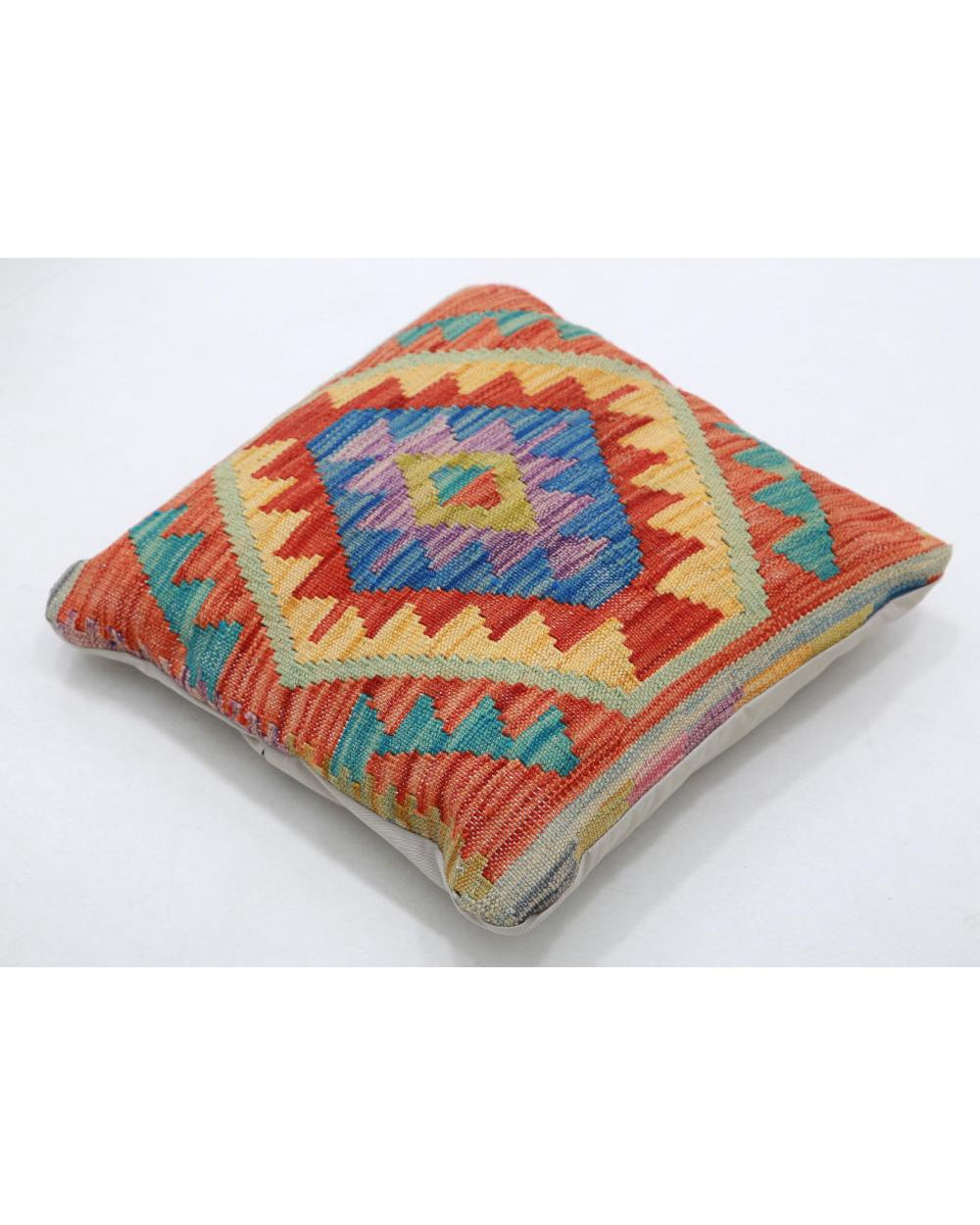Hand Woven Tribal  Wool Pillow - 1'5'' x 1'5''