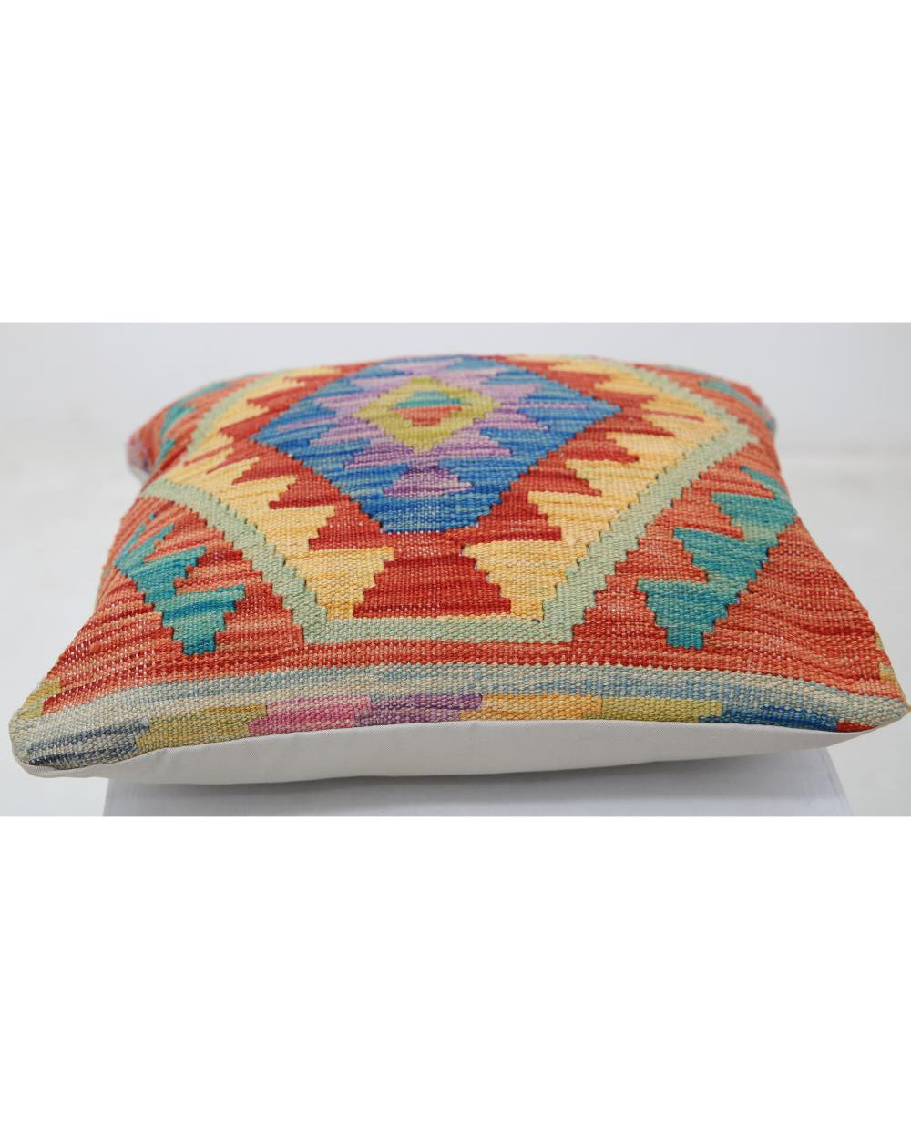 Hand Woven Tribal  Wool Pillow - 1'5'' x 1'5''