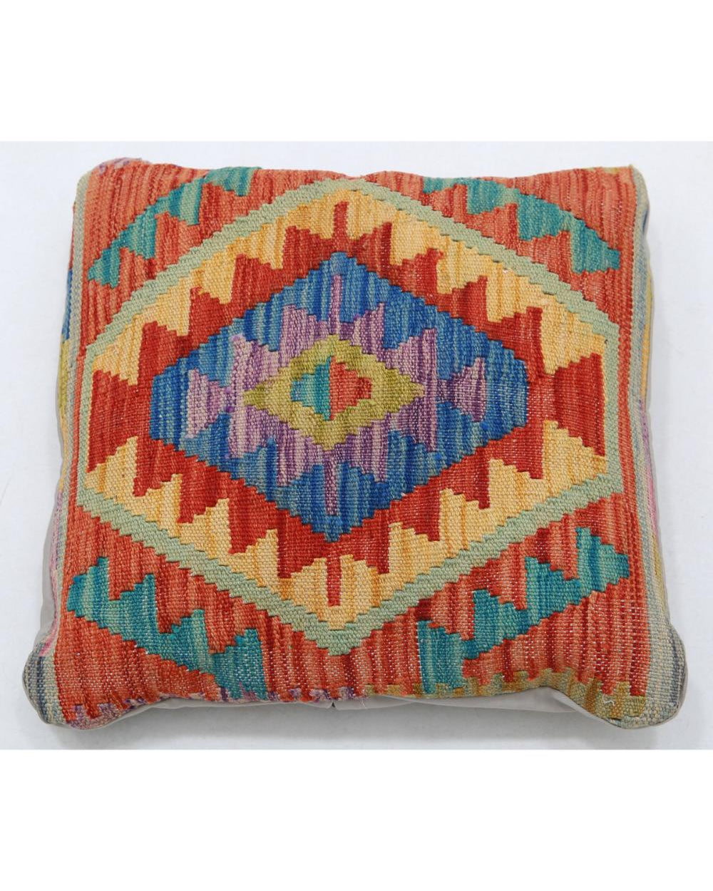 Hand Woven Tribal  Wool Pillow - 1'5'' x 1'5''