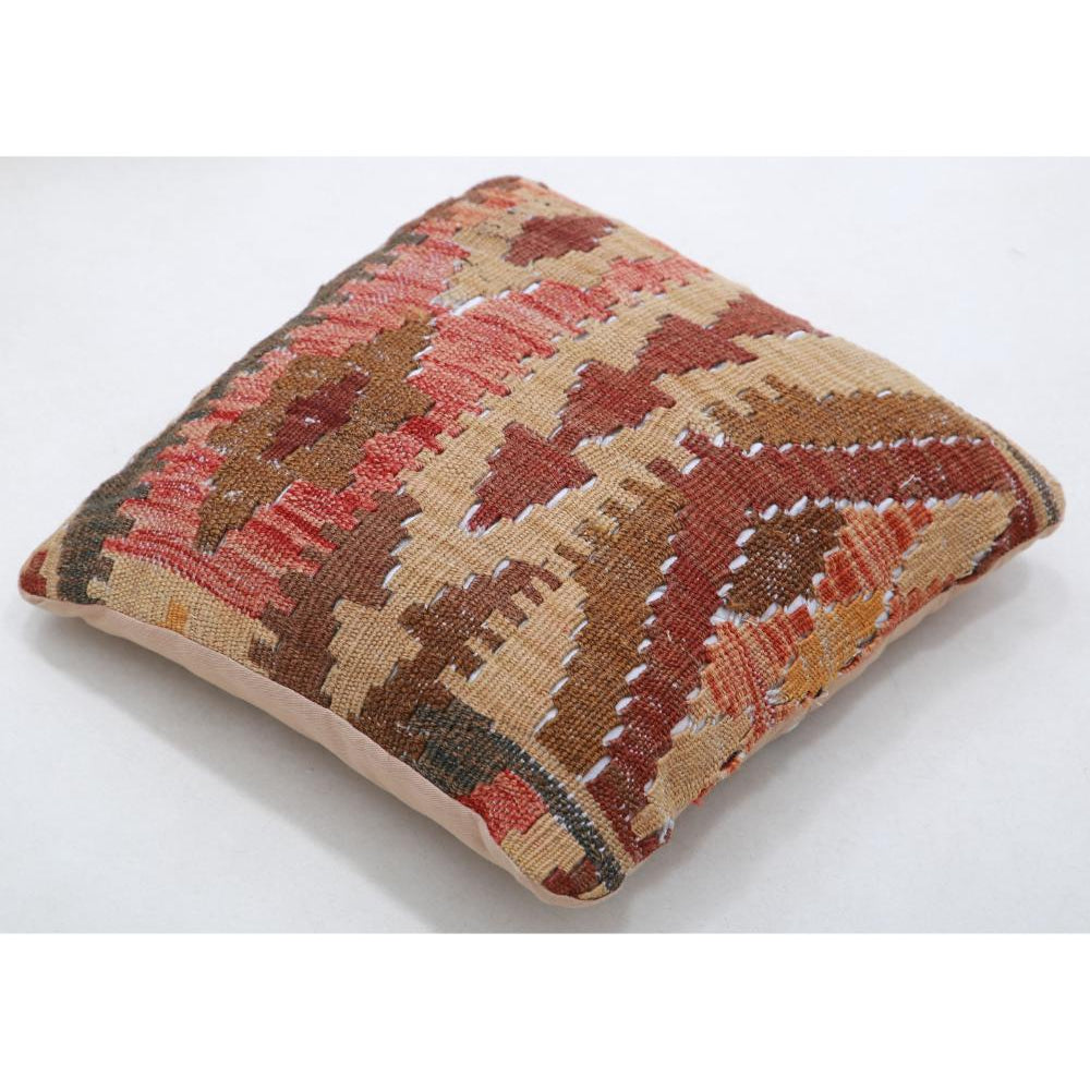 Hand Woven Tribal  Wool Pillow - 1'5'' x 1'5''