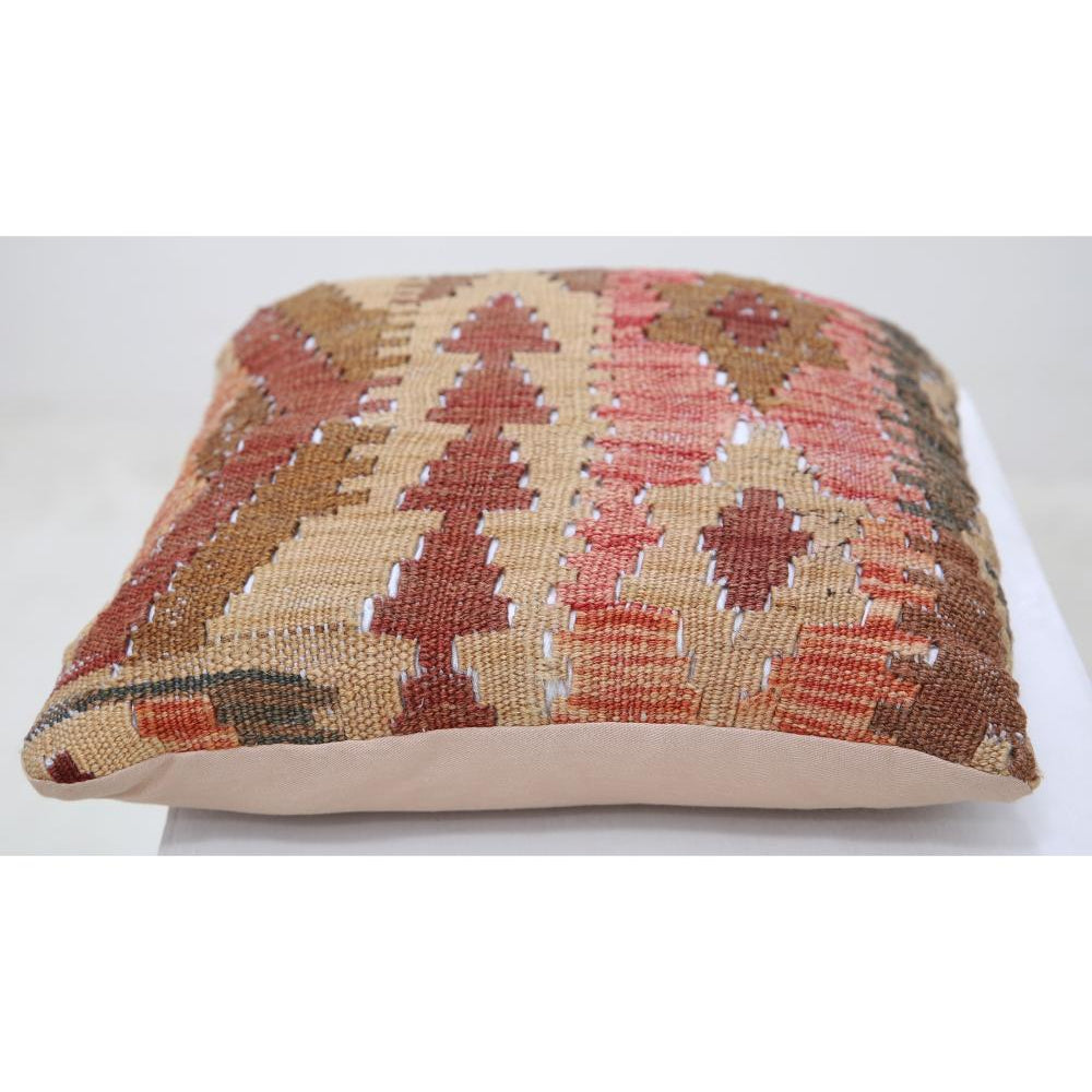 Hand Woven Tribal  Wool Pillow - 1'5'' x 1'5''