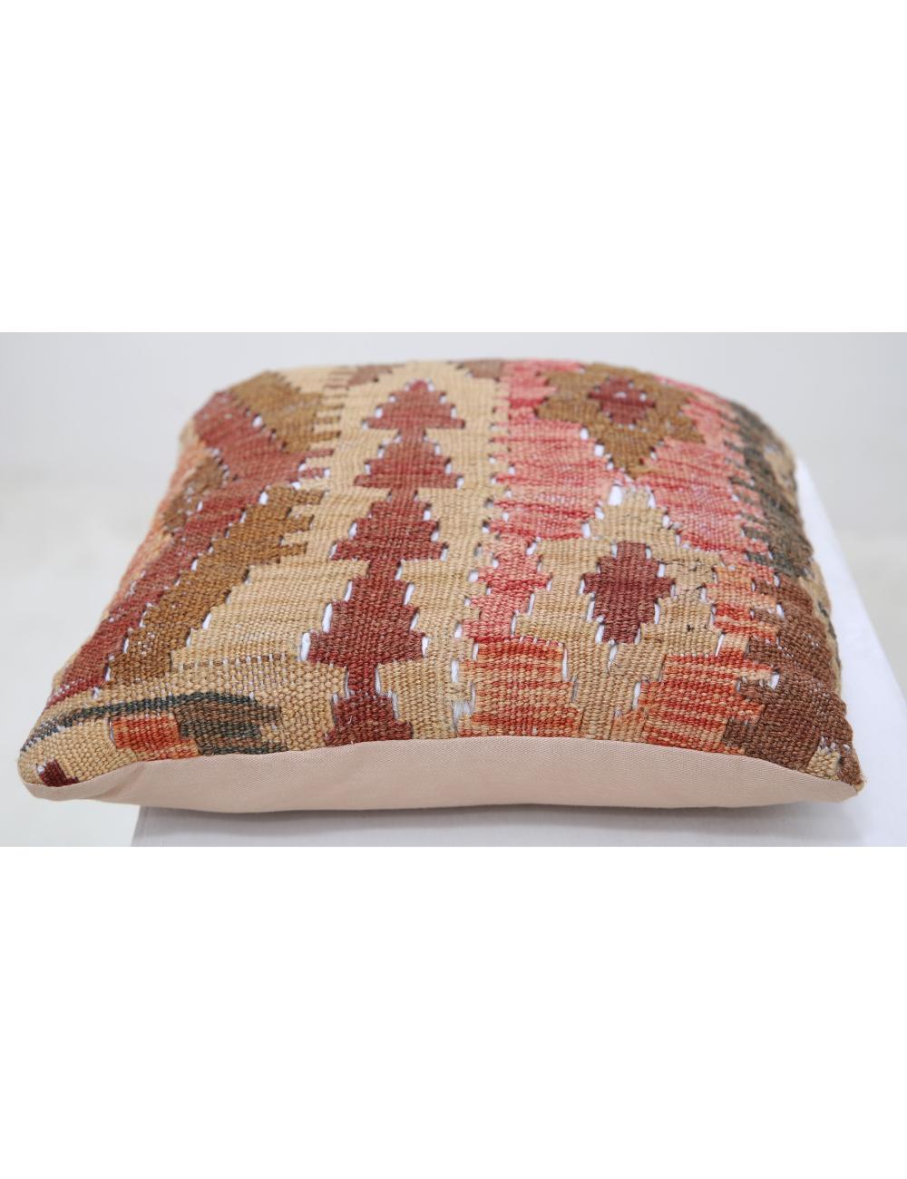 Hand Woven Tribal  Wool Pillow - 1'5'' x 1'5''