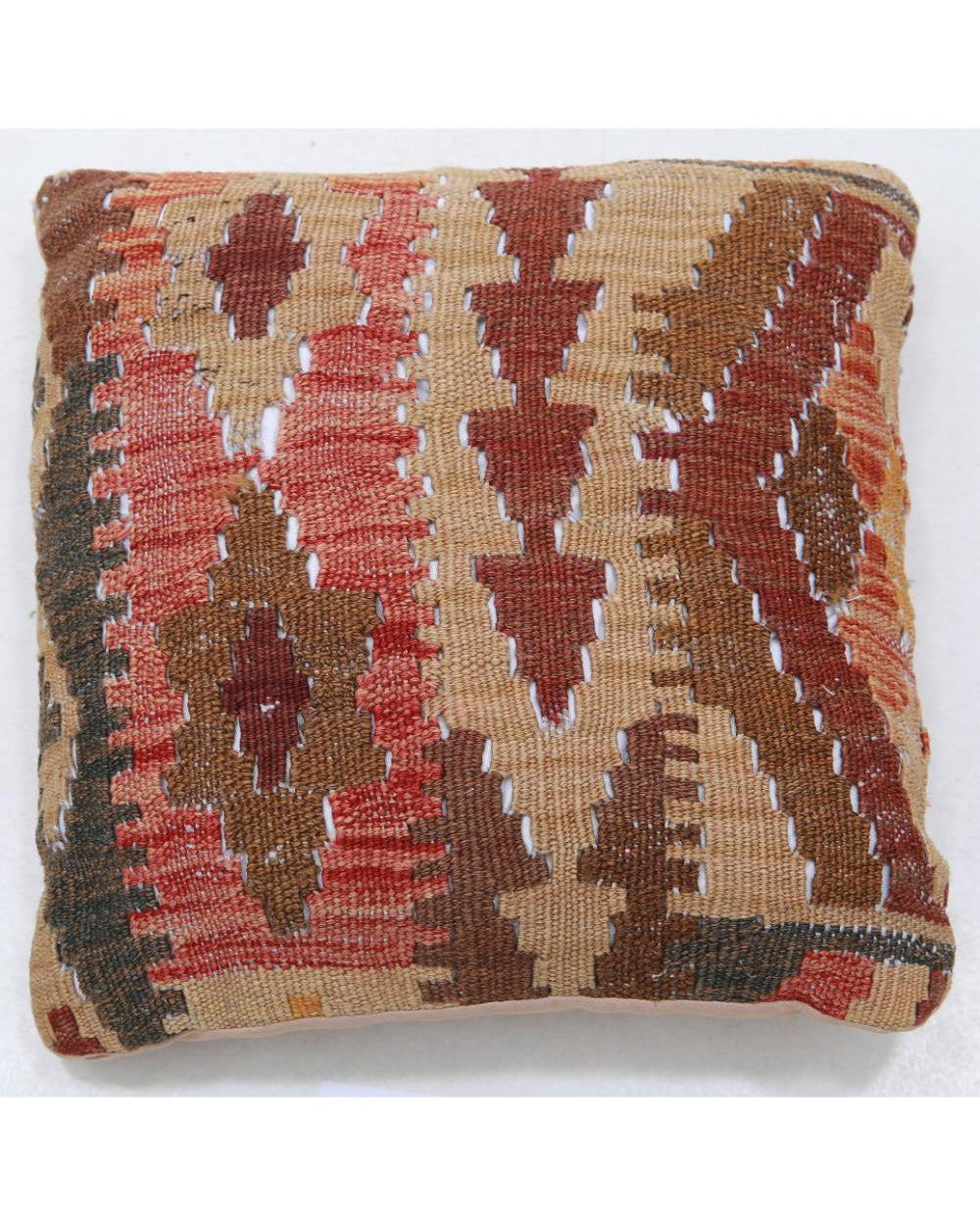 Hand Woven Tribal  Wool Pillow - 1'5'' x 1'5''