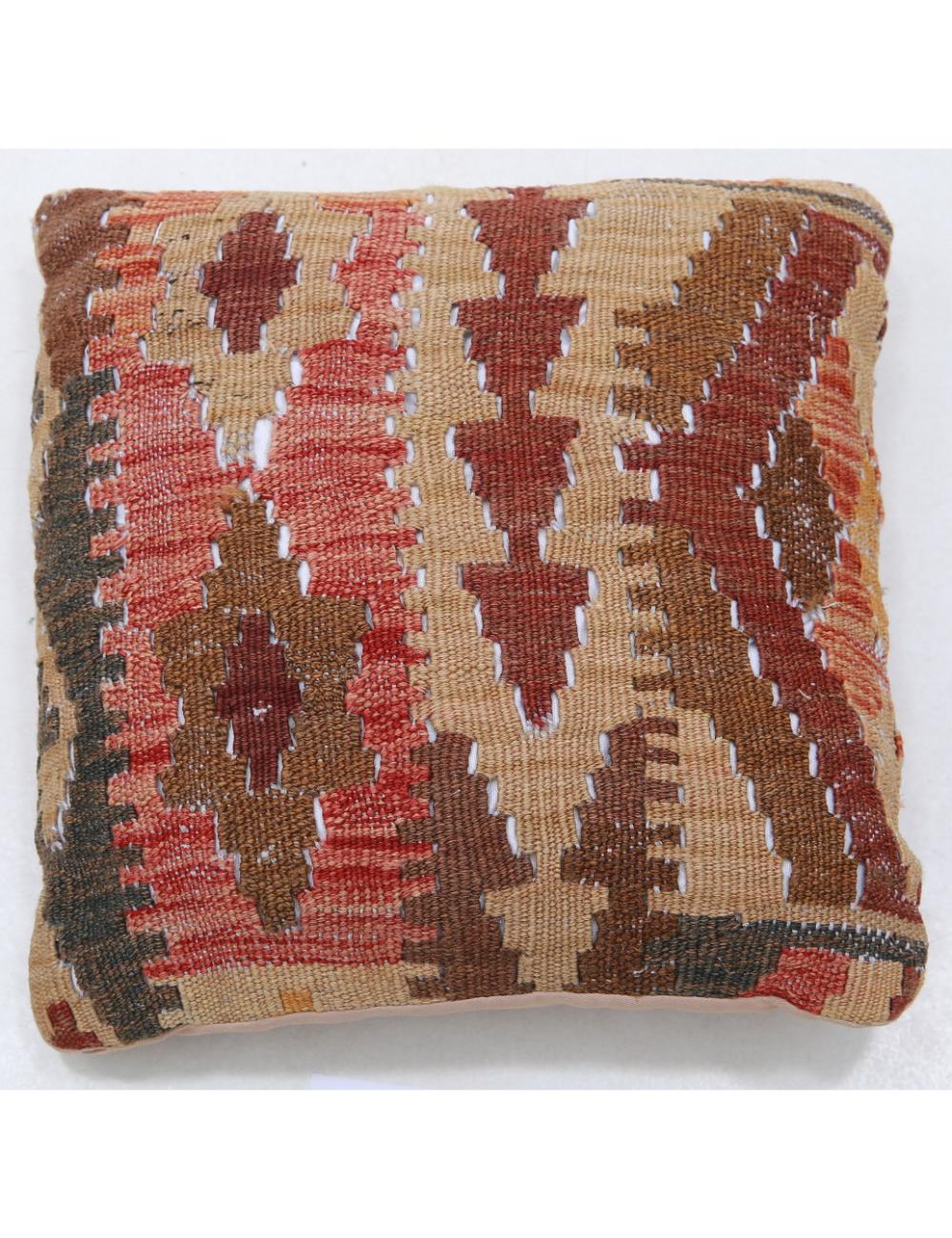 Hand Woven Tribal  Wool Pillow - 1'5'' x 1'5''