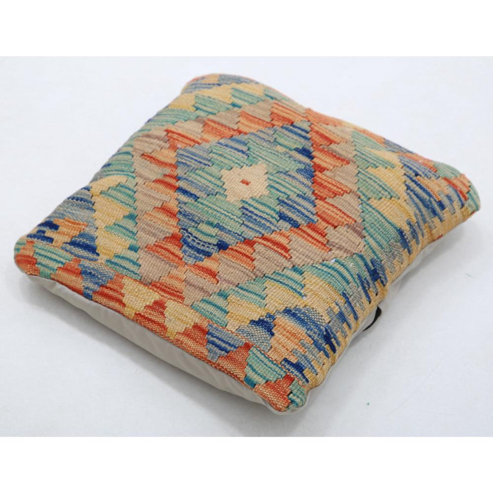 Hand Woven Tribal  Wool Pillow - 1'5'' x 1'5''
