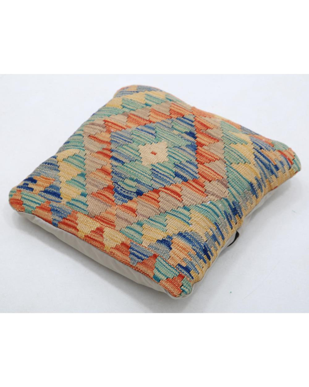 Hand Woven Tribal  Wool Pillow - 1'5'' x 1'5''