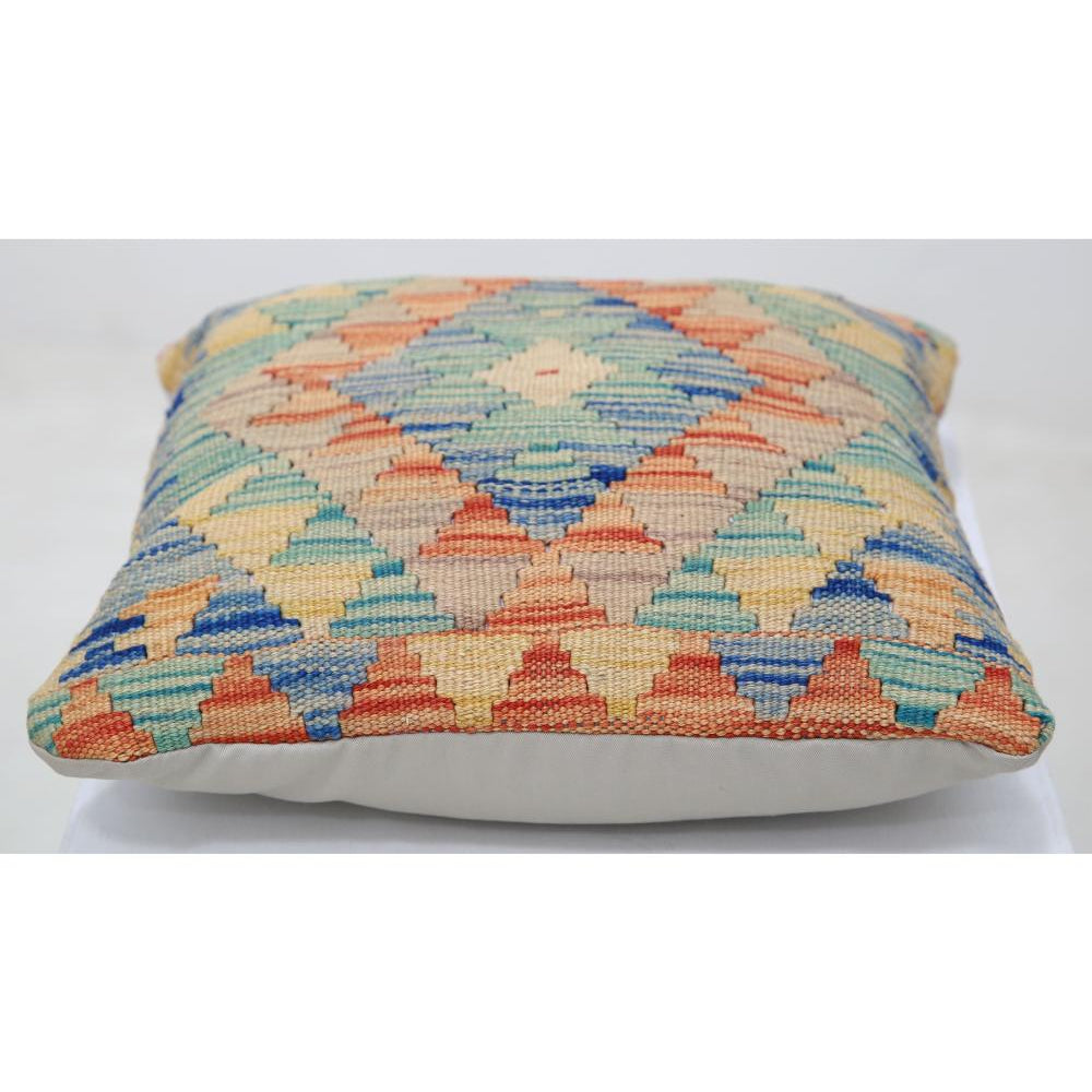 Hand Woven Tribal  Wool Pillow - 1'5'' x 1'5''